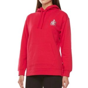 Juicy by Juicy Couture French Terry Red Long Sleeve Hoodie, NWT, Medium